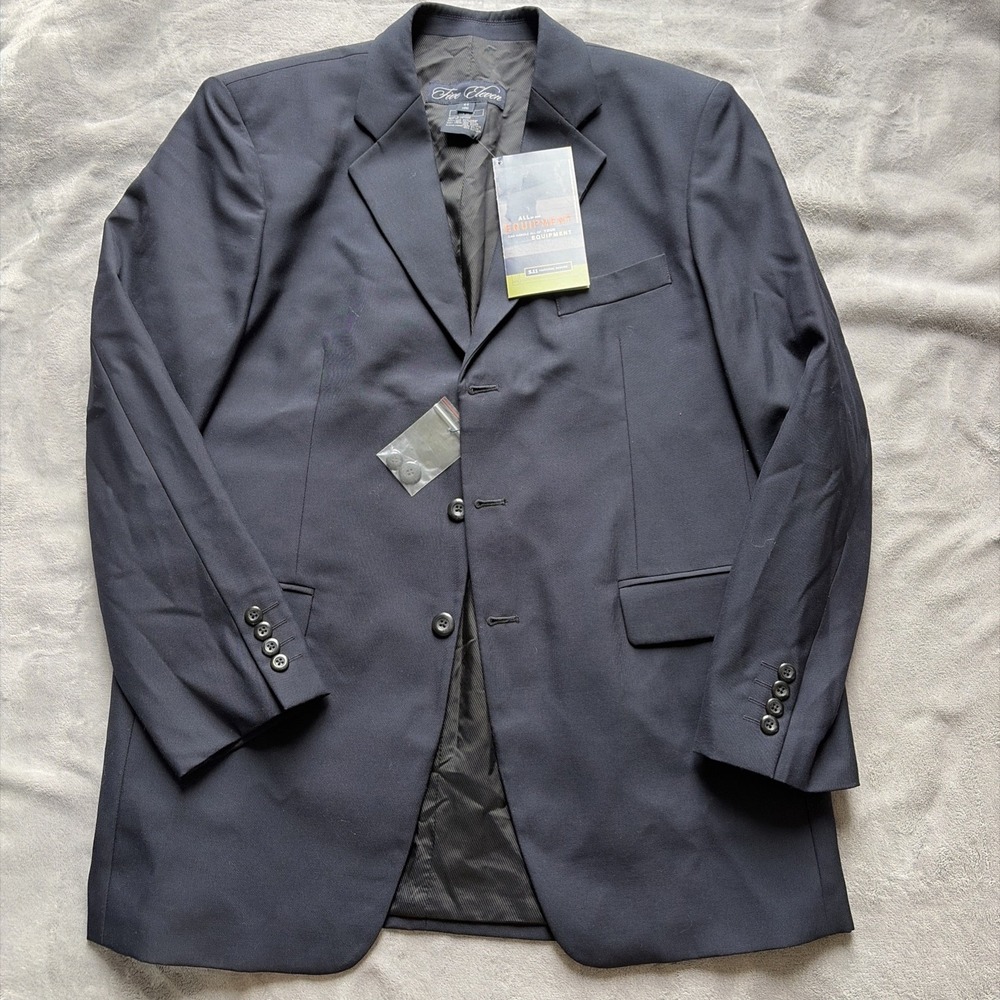 5.11 Tactical Blazer Men 44 Long Navy Blue NEW 48008 Wool Blend Dress Jacket